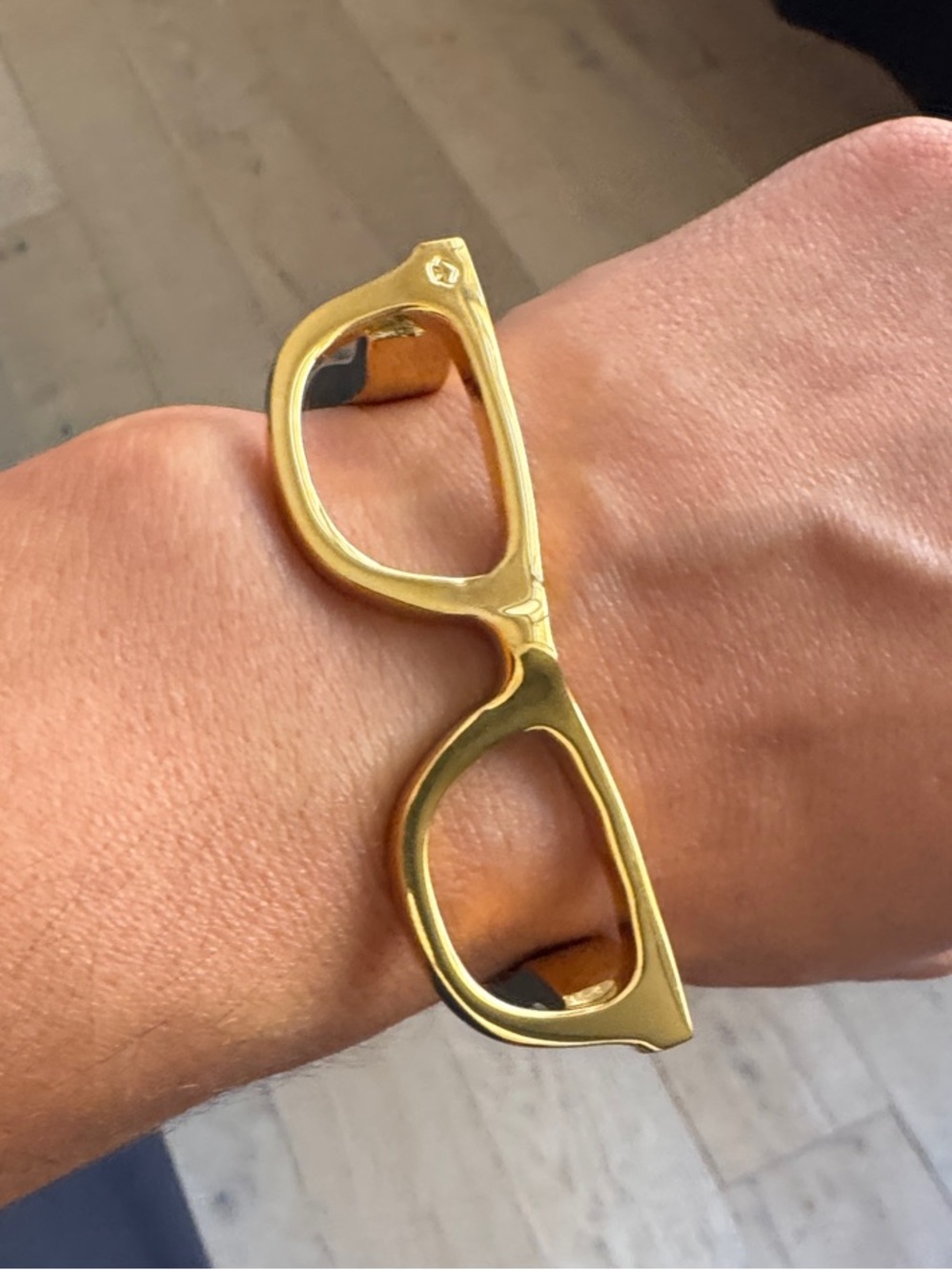 kate spade Gold Eyeglass Bangle Bracelet